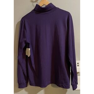 Fruit of the Loom Top Vintage Turtleneck Pullover USA Made Womens Large